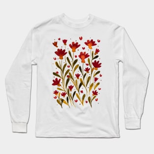 Forget me not flowers - autumn vibes Long Sleeve T-Shirt